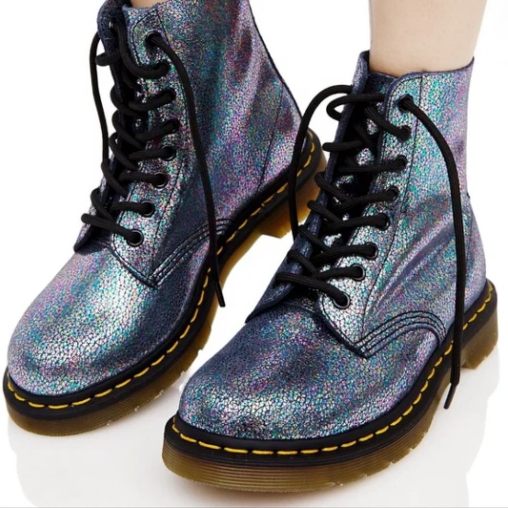 Dr. Martens 1460 Pascal Sparkle boots RARE & excellent condition!